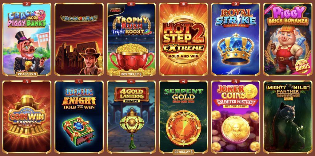 Cleobetra Casino játékok