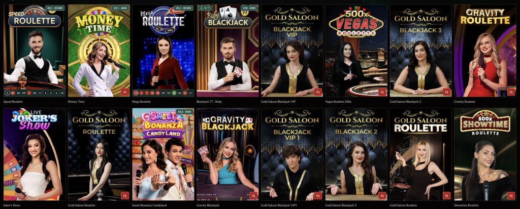 Crownplay Élő kaszinó