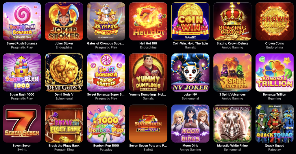 NV Casino - Nyerőgépes játékok
