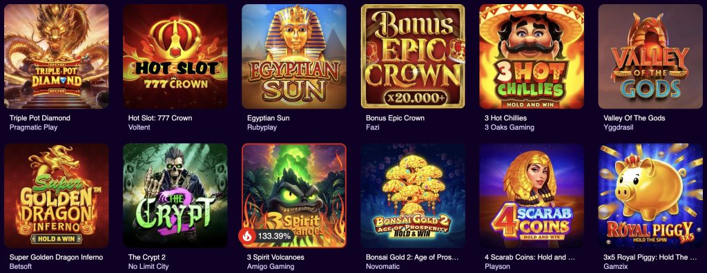 Palmslots casino jatek
