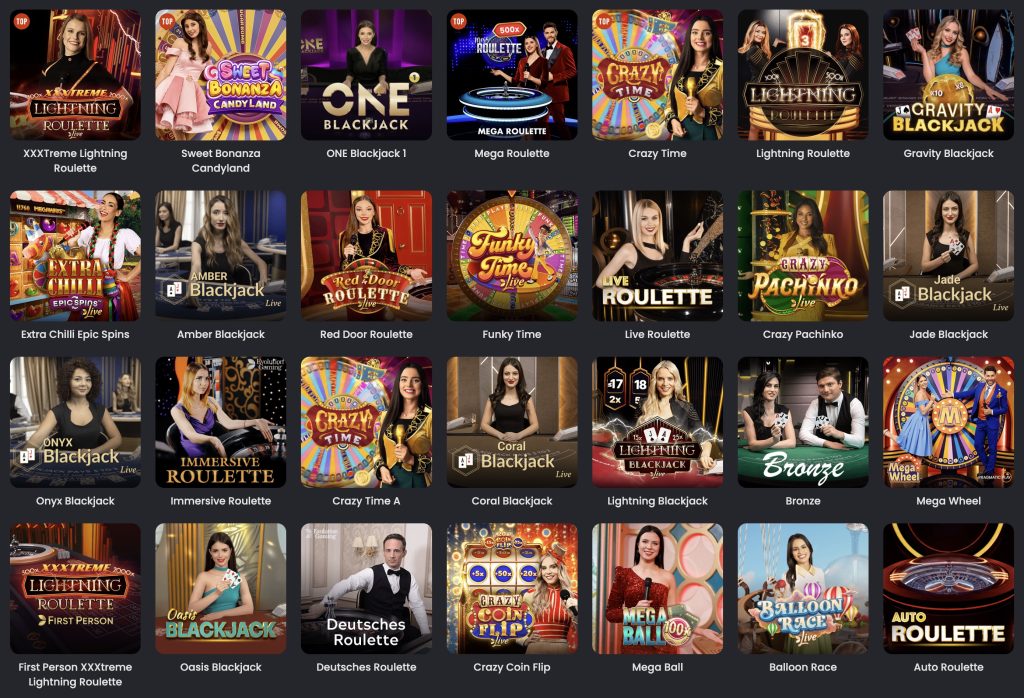 Spinline Casino - Élő kaszinó