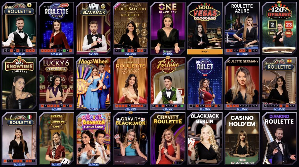 Winrolla Casino - Élő kaszinó