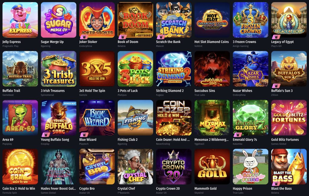 Winshark Casino - Nyerőgépek