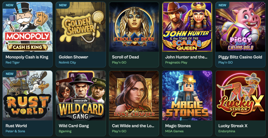 Spinzen Casino Nyerőgépek