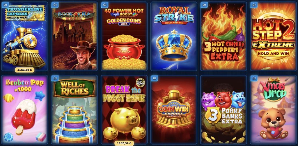 DudeSpin Casino játékok