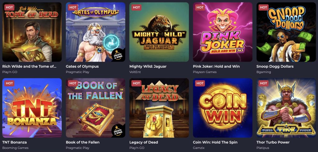 Rolling Slots nyerőgépek