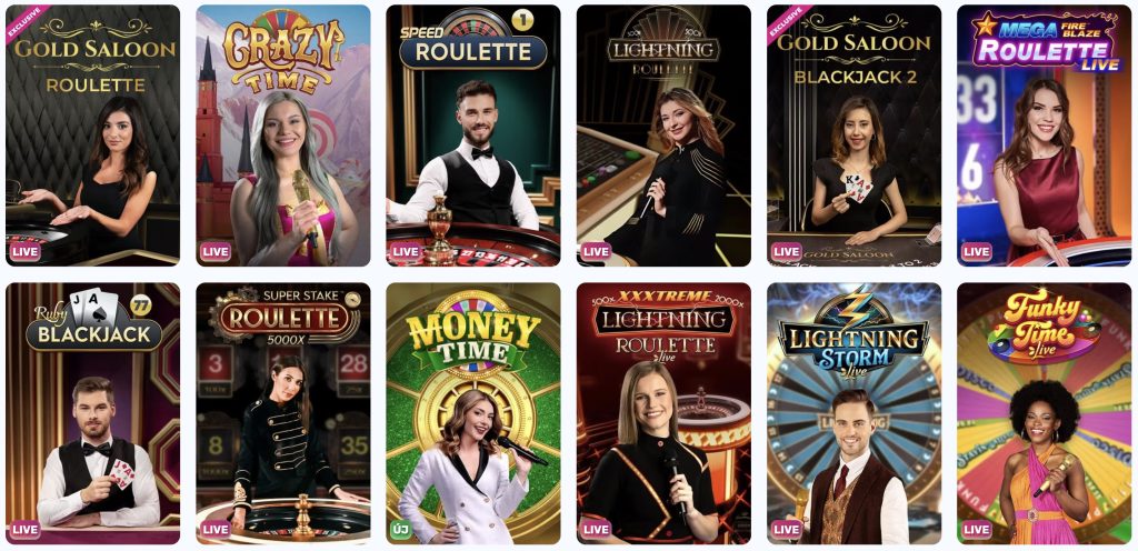 Slots Palace élő kaszinó