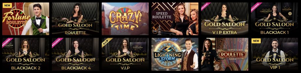 Zet Casino Élő kaszinó